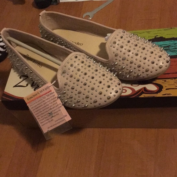 zigi soho studded flats
